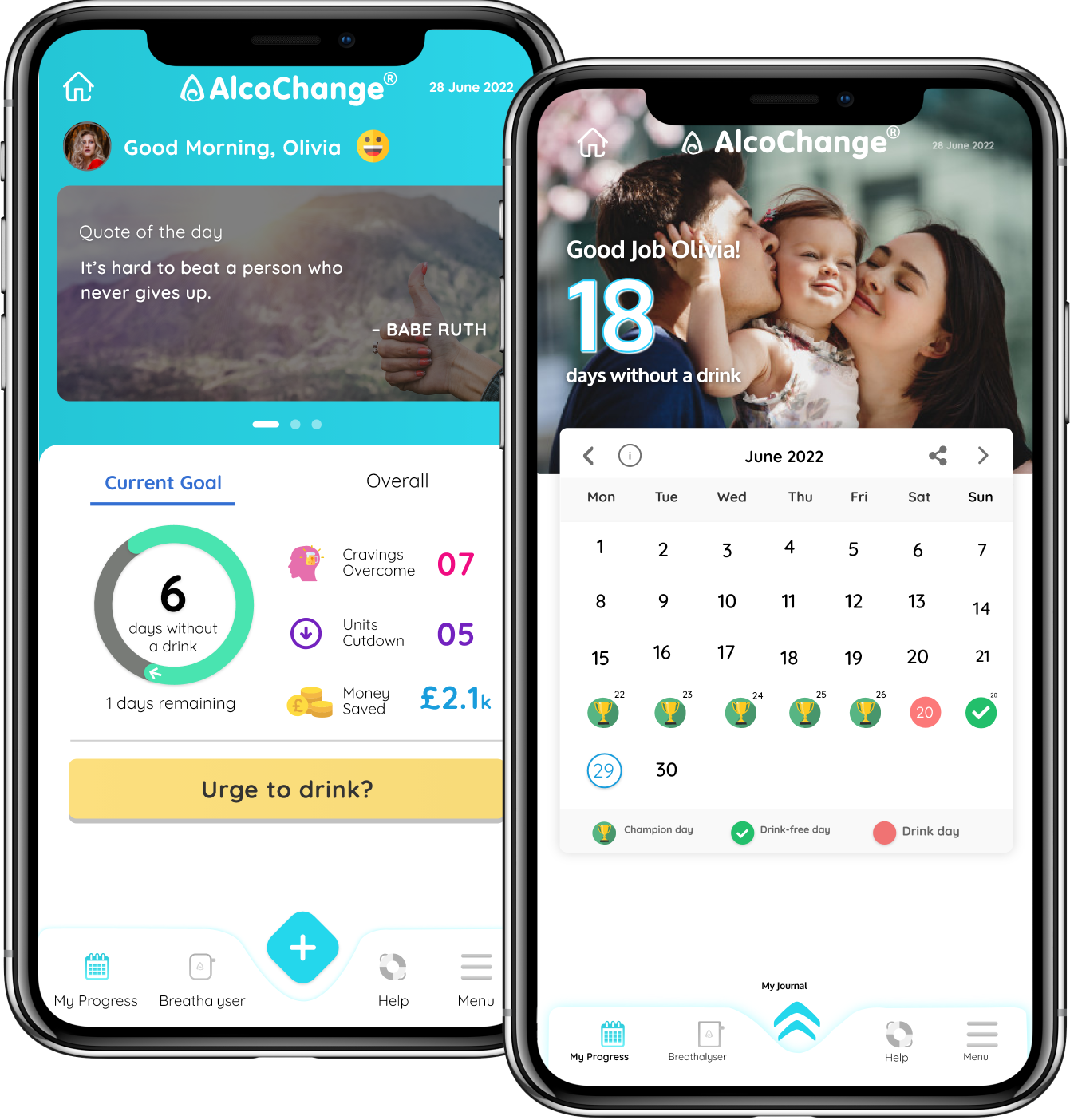 CyberLiver platform on mobile devices